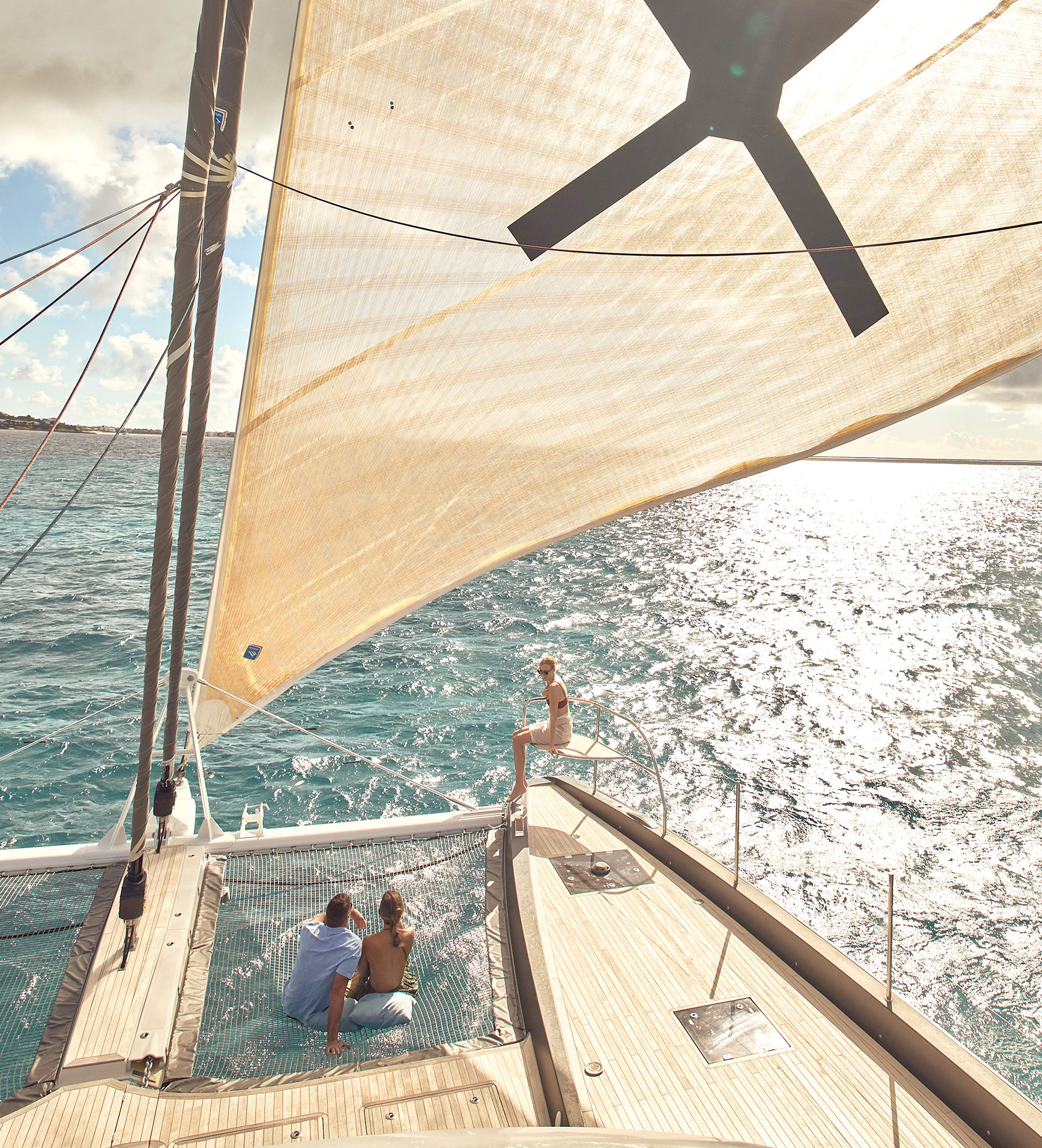 La-Gatta-Onboard-Sunbathing-Trampolines